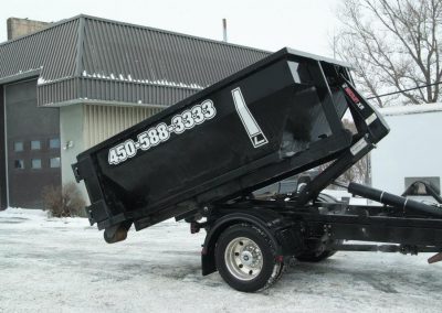 Location de mini conteneur 10 verges dans Lanaudière - Le Polyvolant (mini conteneur Lanaudière)